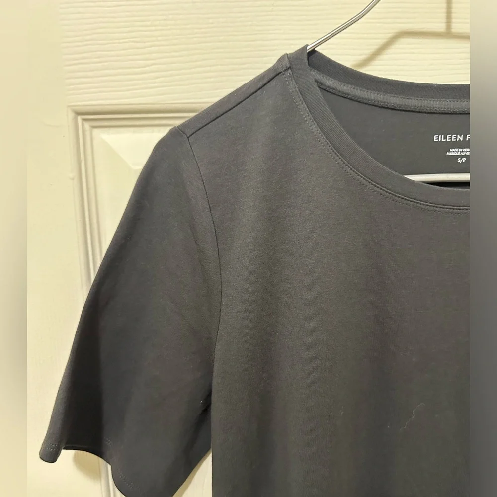 Eileen Fisher Classic Gray T-shirt Maxi Dress - Picture 4 of 11